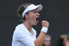 Wimbledon 2021, Barbora Krejčíková - Clara Tausonová