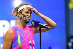 Viktoria Azarenková v semifinále US Open 2020