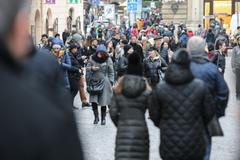 Ilustrační foto - dav, skupina, lidé, Češi, turisté