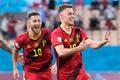 Belgie - Portugalsko, Euro 2021, osmifinále (Eden Hazard, Thorgan Hazard)