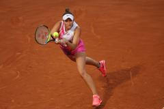 Markéta Vondroušová v semifinále tenisového turnaje v Římě 2020