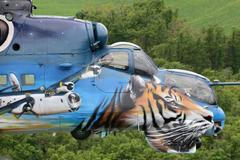 Tygří hlavy a pocta letcům RAF. Český umělec vytvořil novou kamufláž bojových vrtulníků