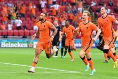 Nizozemsko, Euro 2021 (Depay, de Jong, Weghorst)