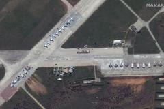 Snímek ruské základny Morozovsk blízko ukrajinské hranice.