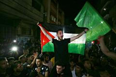 Pásmo Gaza-oslava uzavření příměří