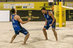 plážový volejbal, Světový okruh 2021, Katara Cup, Dauhá, Ondřej Perušič (1), David Schweiner (2)
