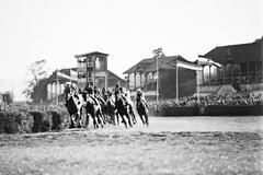Jednorázové užití / Fotogalerie / Kouzlo chuchelských dostihů na starých fotkách. Od prvního derby uplynulo již 100 let