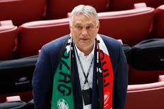 Maďarský premiér Viktor Orbán, fotbal