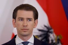 Rakouský kancléř Sebastian Kurz.