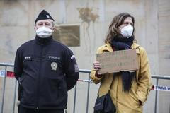Ruské velvyslanectví, ambasáda, protesty, klid, média, policie, Vrbětice, náměstí Borise Němcova
