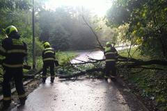 Následky bouřek v Praze