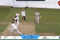 Nevídané, kam zamířil odpálený kriketový míček. Video se stalo hitem