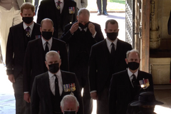 Záběry z pohřbu prince Philipa, který se konal 17. dubna 2021