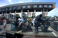 Bitka motorkáře s českým turistou