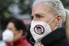 Demonstrace Milion chvilek Václavské náměstí 20. 5. 2021 za odstoupení Marie Benešové