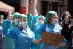 barma puč lékaři zdravotníci