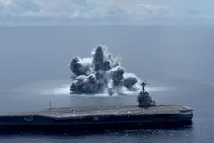 Tlaková vlna a "monstrum" z hlubin. Armáda v extrémním testu odpálila 20 tun trhaviny