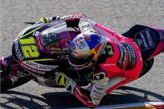 Filip Salač při VC Německa třídy Moto3 (2021)