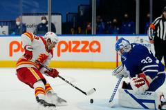 NHL: Calgary Flames at Toronto Maple Leafs