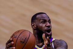 basketbal, NBA 2020/2021, Los Angeles Lakers at New Orleans Pelicans, LeBron James