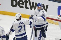 NHL: Stanley Cup Playoffs-Tampa Bay Lightning at New York Islanders