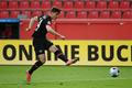 fotbal, německá liga 2020/2021, Leverkusen - Schalke 04, Patrik Schick dává gól
