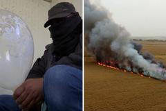 Palestinci z Gazy vypouštějí zápalné balony na Izrael. Hoří pole i lesy