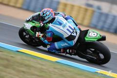 Ondřej Ježek na Kawasaki týmu Bolliger Switzerland v závodě 24 hodin Le Mans Moto