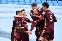 31. kolo anglické fotbalové ligy 2020/21, Manchester City - Leeds: Hosté slaví vítězný gól