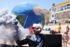 summit G7 cornwall protest