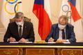 Jiří Kejval, Miloš Zeman, podpis české přihlášky na ZOH 2022