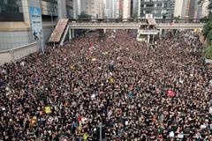 Demonstrace v Hongkongu, červen 2019
