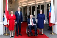 miloš zeman návštěva rakousko Alexander Van der Bellen