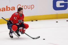 Jevgenij Kuzněcov v dresu Washingtonu NHL hokej