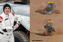 Havárie Claudie Hürtgenové v kvalifikaci Extreme E