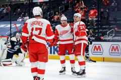 NHL: Detroit Red Wings at Columbus Blue Jackets