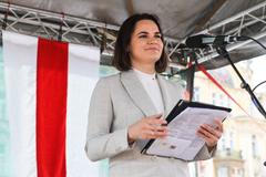 Bělorusko, demonstrace, protest, Staroměstské náměstí, Svjatlana Cichanouská, svoboda