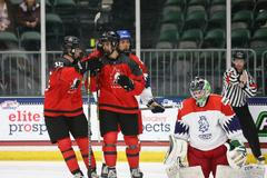 MS do 18 let 2021, Česko - Kanada, čtvrtfinále