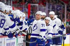 NHL: Tampa Bay Lightning at Carolina Hurricanes
