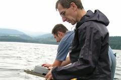 Biologické centrum - nádrž Římov, měření vody