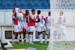 Utkání 2. kola první fotbalové ligy: FK Teplice - Slavia Praha