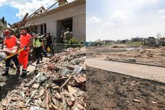 Srovnání: Jak se změnila místa měsíc po úderu tornáda. Ubylo sutin, ale i domů