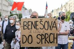 Demonstrace a pochod Milion chvilek pro demokracii, protest, Marie Benešová