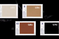 Poštovní známka ve Španělsku