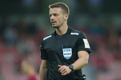 Rozhodčí Pavel Orel v zápase 2. kola F:L Sparta - Olomouc