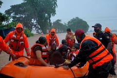 Indie záplavy povodně monzun