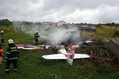 Nehoda letadla na Slovensku.