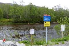 řeka Jakobselv Norsko příroda hranice Rusko