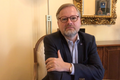 Petr Fiala při rozhovoru pro Aktuálně.cz.