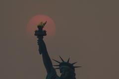 kouř z požárů v USA